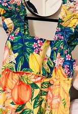 Farm Rio- Caipirinha Tiered Mini Dress- XS