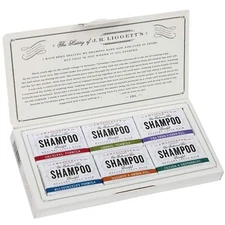 J·R·LIGGETT'S All-Natural 6 Variety Shampoo Bars .65oz. Sampler Pack - Mini Bar