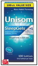 BRAND NEW Unisom Sleep Gels Softgels Sleep Aid - 100 Count
