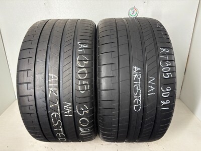 2 Tires 305 30 21 Pirelli P Zero PZ4 NA1 (7.95/32 = 99% Tread) 100Y