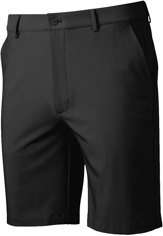 Pantalones cortos de golf de Poliéster Negro para Hombres