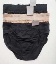 3 Warner's Lace Hi Cut Panty Multi 5109 Sz 6/M - NWT