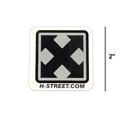 H-STREET box Skateboard Sticker 2