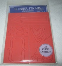 Stampabilities - Paper Studio - Unmounted Rubber Stamps - Basic Icons - New