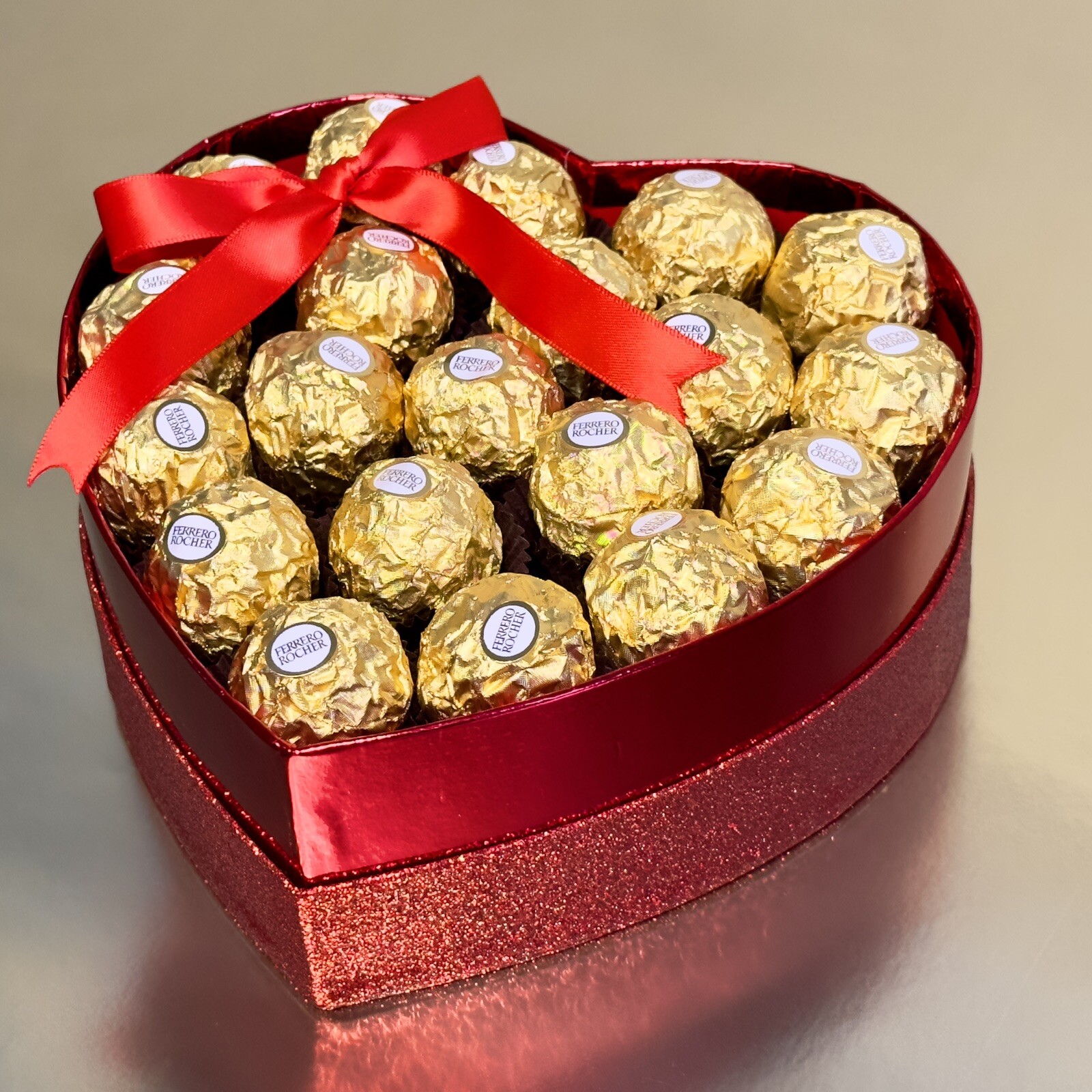 Heart Giftbox Chocolate Giftbox Ferrero Rocher Gift Valentines Day