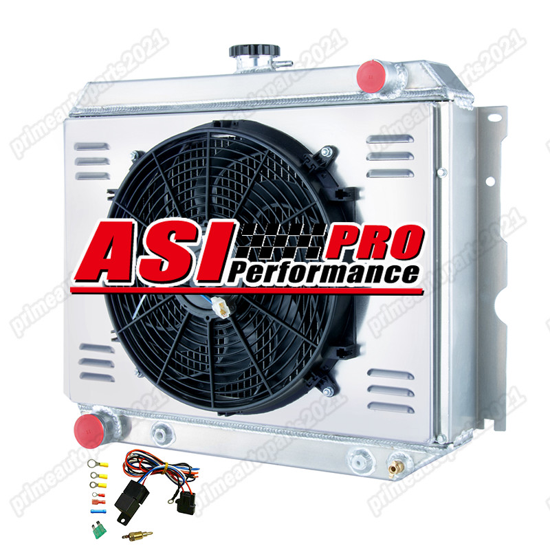 4 ROW Radiator Shroud Fan Fits 1968-74 Dodge Plymouth Mopar Cars Big Block V8 AT