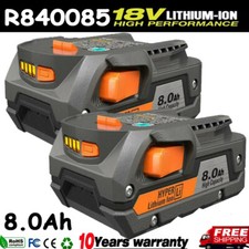 8AH 18VOLT Battery for Ridgid R840085 6Ah 4Ah Lithium Battery Rigid 18V R840087