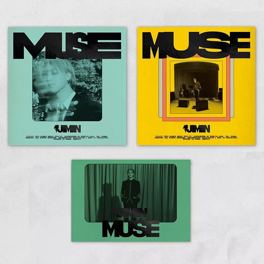 BTS JIMIN [MUSE] 2nd Album 2 Ver SET/2 CD+2 Book+16 Card+2 Photo+2