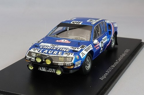 Spark S5496 ALPINE A310 N°9 Rallye Monte Carlo 1976 J-L. Thérier 1/43 1/43