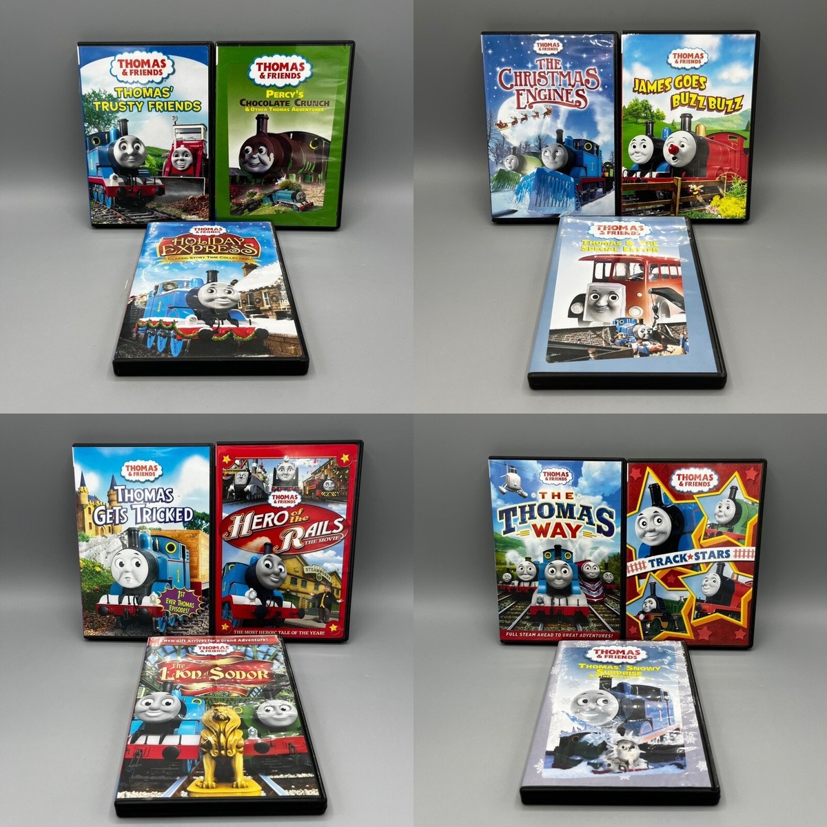 Lot of 12 Thomas & Friends DVD Assortment Thomas, Percy, James and