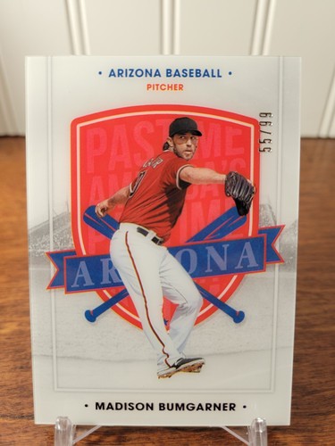 2021 Panini Chronicles Madison Bumgarner 55/99 #9 ARIZONA DIAMONDBACKS Pastime - Afbeelding 1 van 3