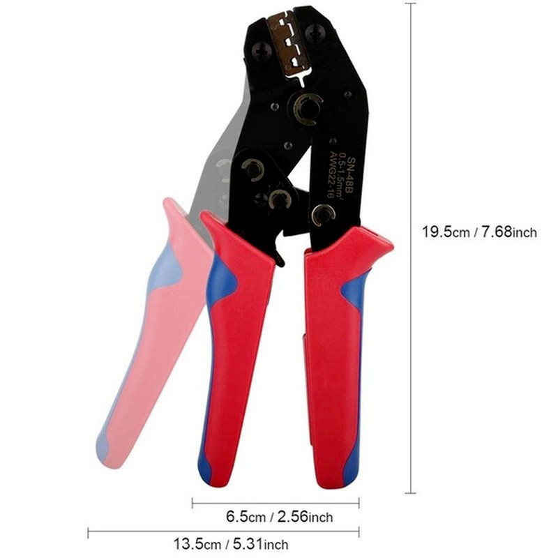 1300Pcs Assorted Insulated Electrical Wire Terminals Crimp Connectors Spade Kit