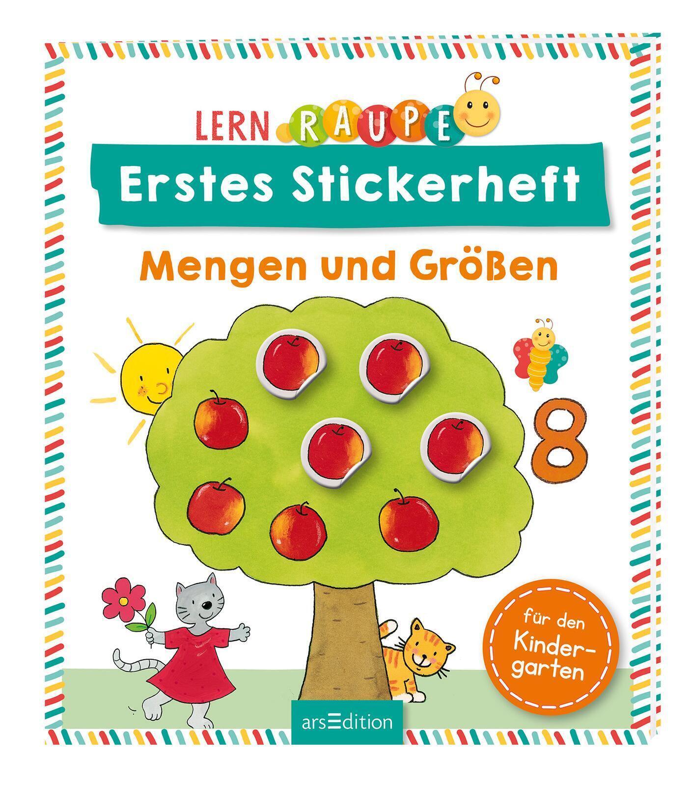 Thumbnail - Lernraupe - Erstes Stickrheft - Mengen Und Größen | Angela Wiesner |