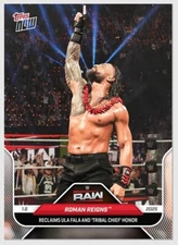 2025 WWE Topps NOW #2 Roman Reigns Tribal Chief