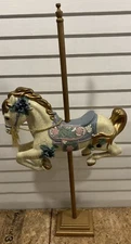 Beautiful Life Size Vintage Antique Hand Painted Carousel WonderHorse Blow Mold