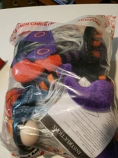 Halloween Light Up Table Top Gnomes/ Wizards Outfits 9" New Set Of 2