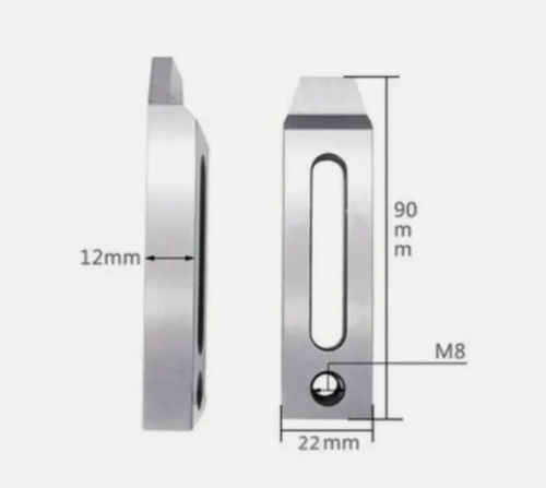 Filo EDM Acciaio Inox Jig Holder Morsetto 70-90mm M8 Vite CNC Tornio Artiglio 2pz - Foto 7 di 9