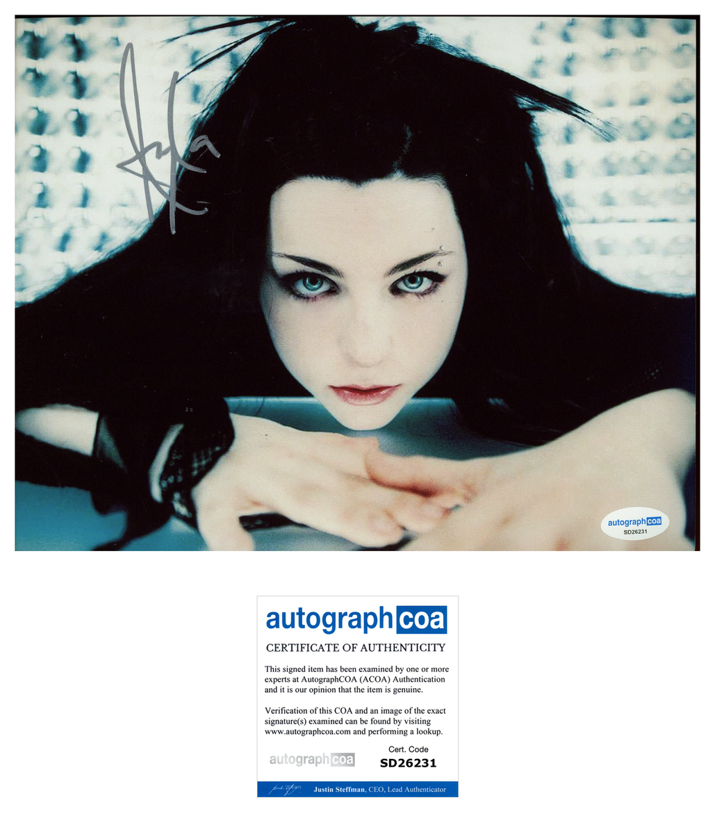 エイミー・リー直筆サイン入り超大型写真…Amy Lee 【公式通販】