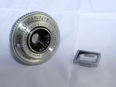 Kodak EKTRA 35mm/3.3 Ektar Compact Wide Angle lens. Case