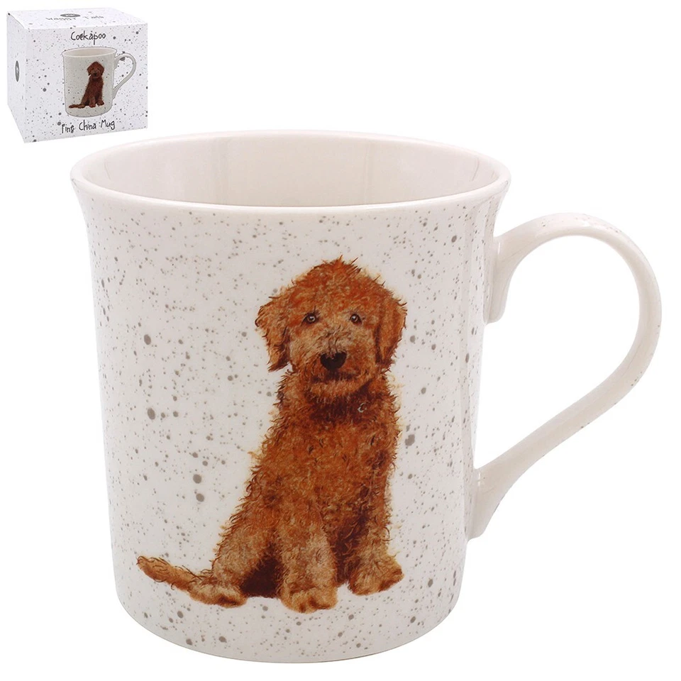 Cockapoo Mug Set Fine China Tea Coffee Cup The Leonardo Collection Cockapoo Gift