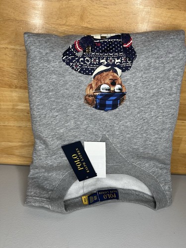 Polo Ralph Lauren Ski Bear Sweatshirt Slopes Plaid Big And Tall SZ 2XB/2TG NWT - Picture 22 of 24
