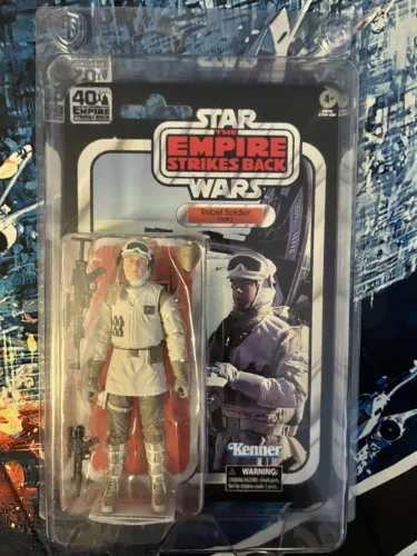 Star Wars Empire Strikes Back 40th Anniversary Rebel Soldier (Hoth) Black Series