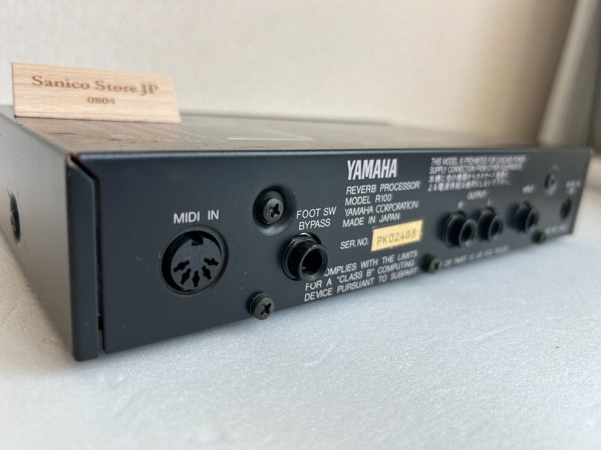 その他 YAMAHA REVERB PROCESSOR R100 Yamaha R100 Digital Reverb Processor With Adapter Used Japan
