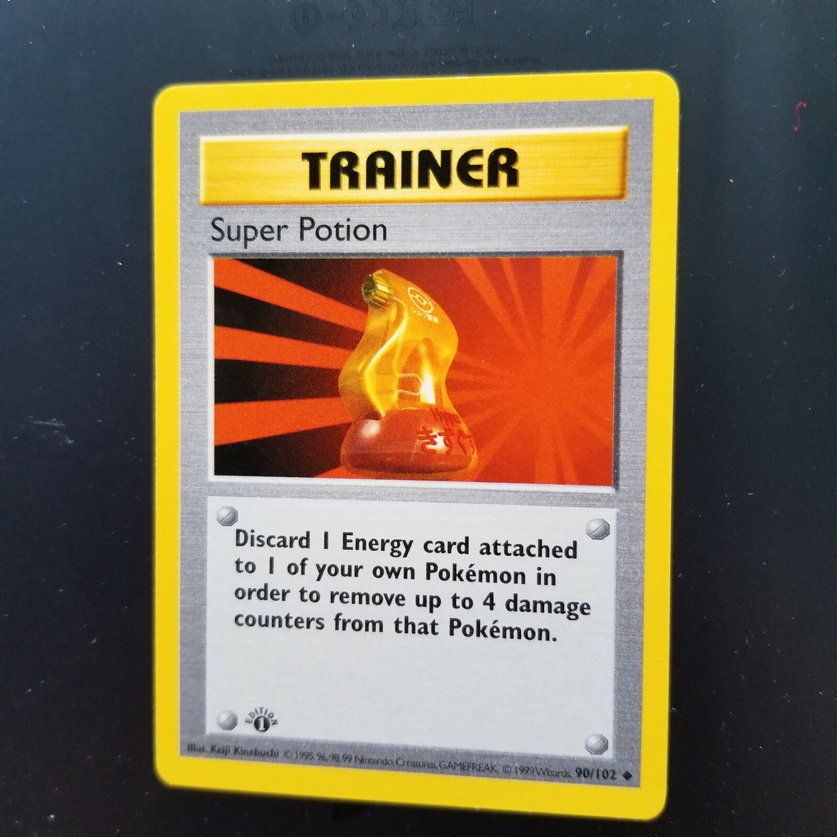 super potion pokemon card Pokémon Card Trainer Super Potion 90/102 Rare !!