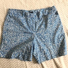 Jones New York Signature Stretch Cotton Blend Printed Shorts sz 8