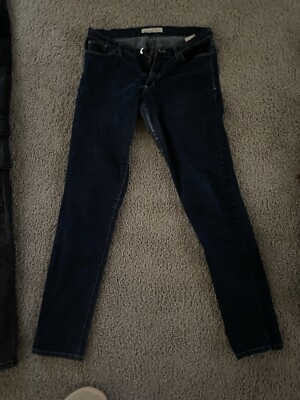 Dark wash denim jeans