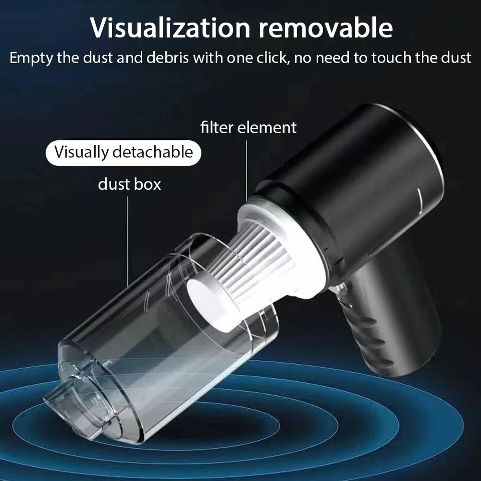 29000PA Aspiradora De Mano Para Casa Auto Carro Inalambrica Limpieza Carros - Image 3 of 4