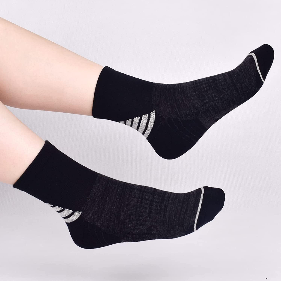 J.WMEET Women'S Athletic Ankle Socks Quarter Cushioned Running Socks