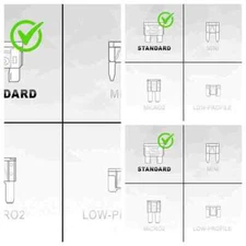 ATO ATM ATC 12V Standard Fuse Tap Add-A-Circuit + Blade Fuses Amp Blades Holder