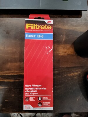 Filtrete Eureka EF-6 Vacuum Filter Ultra Allergen Mite Dust Debris Pollen 67826A