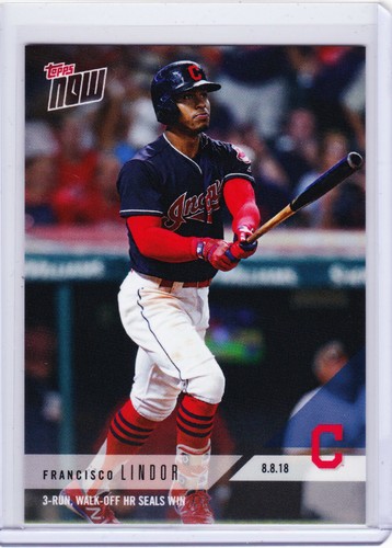 2018 Topps Now 272 Francisco Lindor