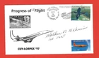 Walker Mahurin USAF Pilot Flying ACE WW 2 SIGNED Flight First Day Cover 1997