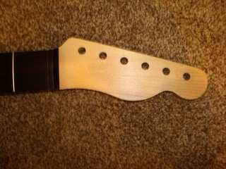 TELE NECK Riftsawn Maple & DARK Rosewood Fingerboard Musikraft 21f Thin Back Pro