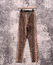 Commando Leggings Small Womens Reptile Animal Snake Skin Boa