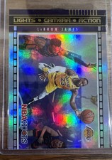 2021-22 Panini NBA Hoops - Lights Camera Action LeBron James #28 Holo