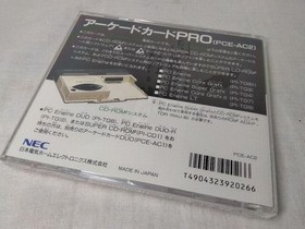 PC Engine Arcade Card Pro CD Rom 2 NEC PCE Video Game
