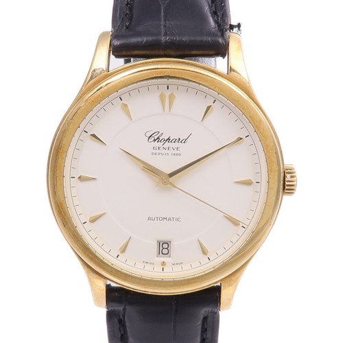 Chopard L.U.C Classic 16/1862 Automatic Watch 18K Yellow Gold White