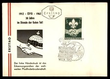 Mayfairstamps Austria FDC 1962 left handed handshake boy scouts First Day Cover