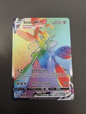 Pokémon TCG Scizor VMAX Darkness Ablaze Rainbow Secret Rare Card 193/189