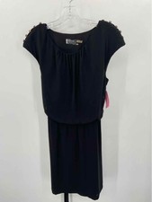 Pre-Owned Guess Black Size 6 Short Sleeveless Dress