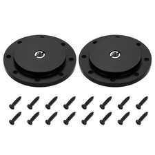 Tripod Adapter 3/8 " Black with Screw for 2-Piece DSLR