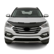 Car Bonnet Mask Hood Bra For Hyundai Santa Fe 2013-2018 Black 1 Pc Car Bonnet Mask Hood Bra For Hyundai Santa Fe 2013-2018 Black 1 Pc
