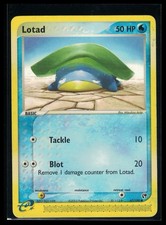Pokémon TCG Lotad Card 67/100 EX Sandstorm Non-Holo - Vintage