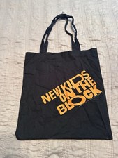 New Kids On The Block NKOTB VIP Orange & Black Tote Bag!  Good Used Condition!