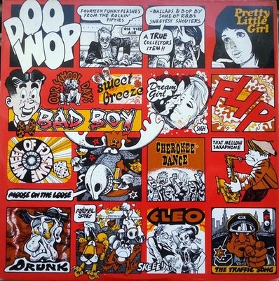Various Artists Doo Wop LP vinyl UK Specialty 1973 yellow with black print label