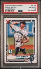 2021 Bowman Draft 1st Edition #BD64 Bryce Miller (1st Bowman Card) - PSA 10